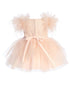 Tip Top Kids Girls Mesh Sleeve Dress with Beaded Lace Overlay Bodice and Layered Skirt, Sizes 6 Months-12 - SophiasStyle.com